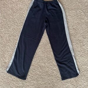 John Galt Navy Sweatpants with Light Blue Stripe